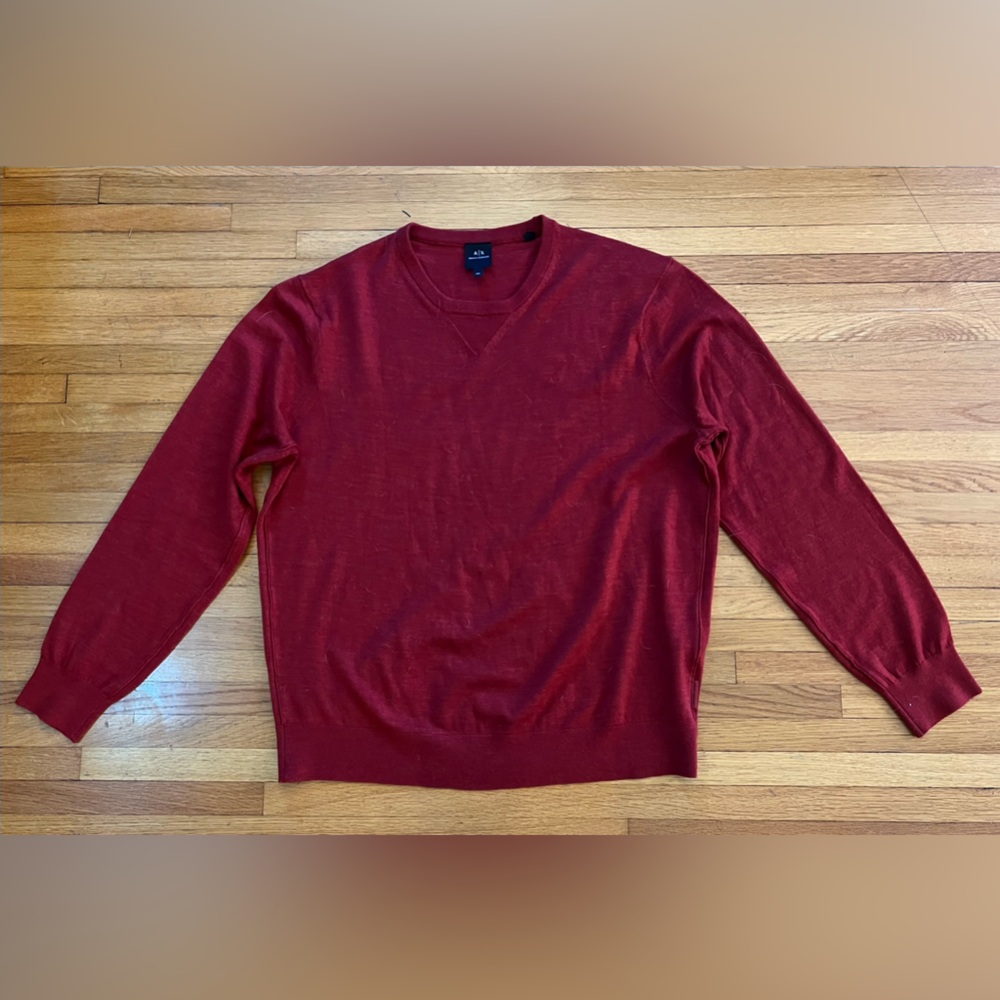 Armani Exchange men’s XXL merino wool sweater